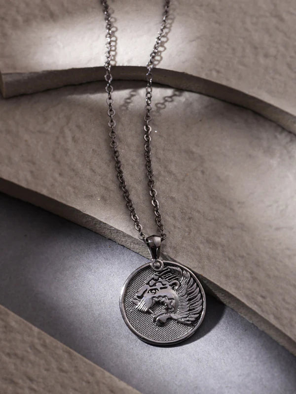 Bold Warrior Pure Silver Jewellery 925 Sterling Silver Pendant For Men
