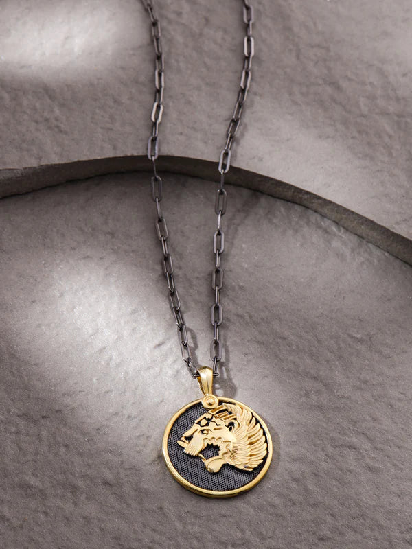 Bold Warrior Pure Silver Jewellery 925 Sterling Silver Pendant For Men