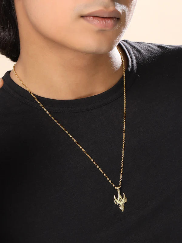 Phoenix Rebirth Silver Gold Plated Jewellery 925 Sterling Silver Pendant For Men