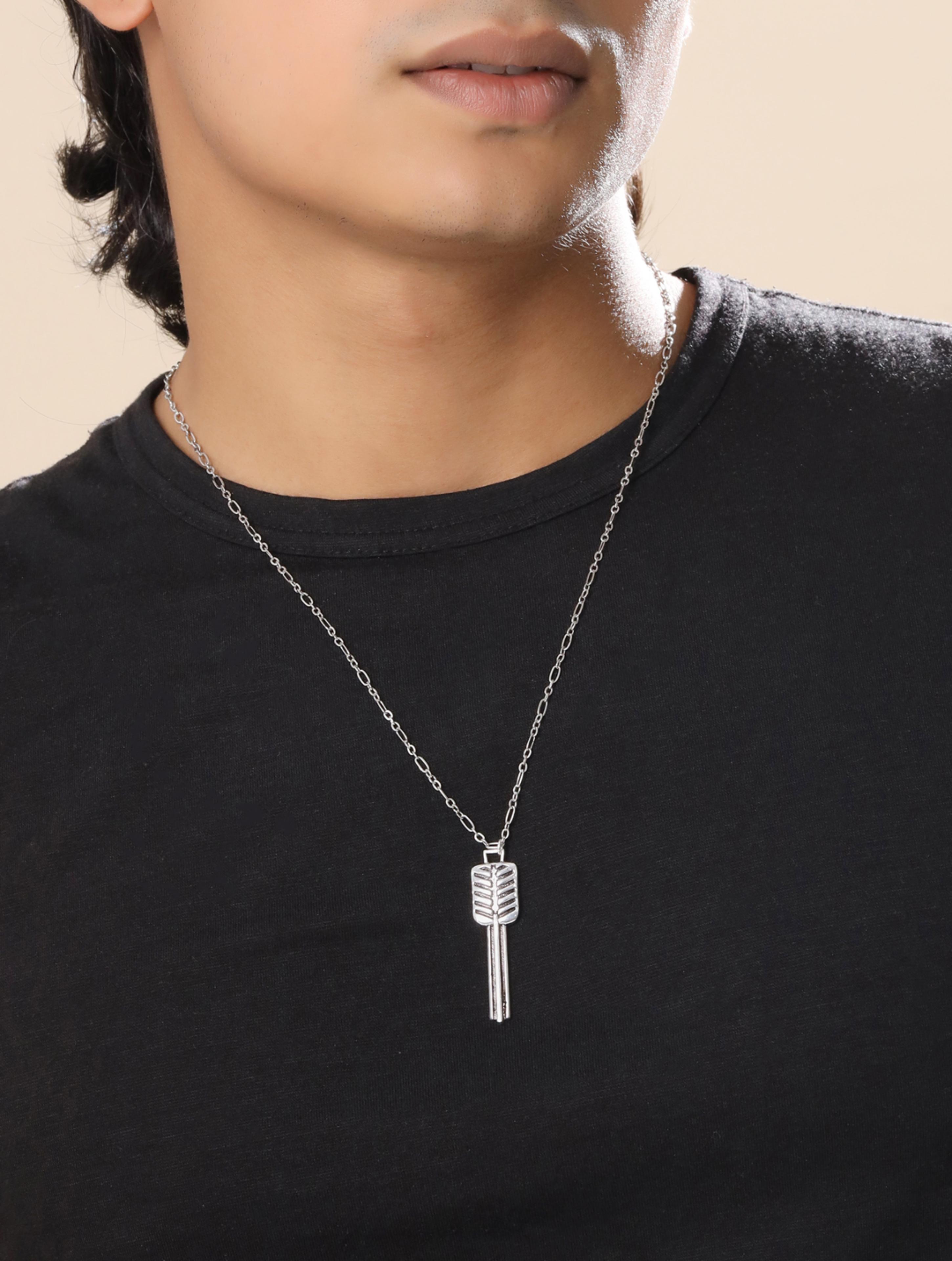 Key Pendant - Symbol of Success 925 Sterling Silver Pendant For Men