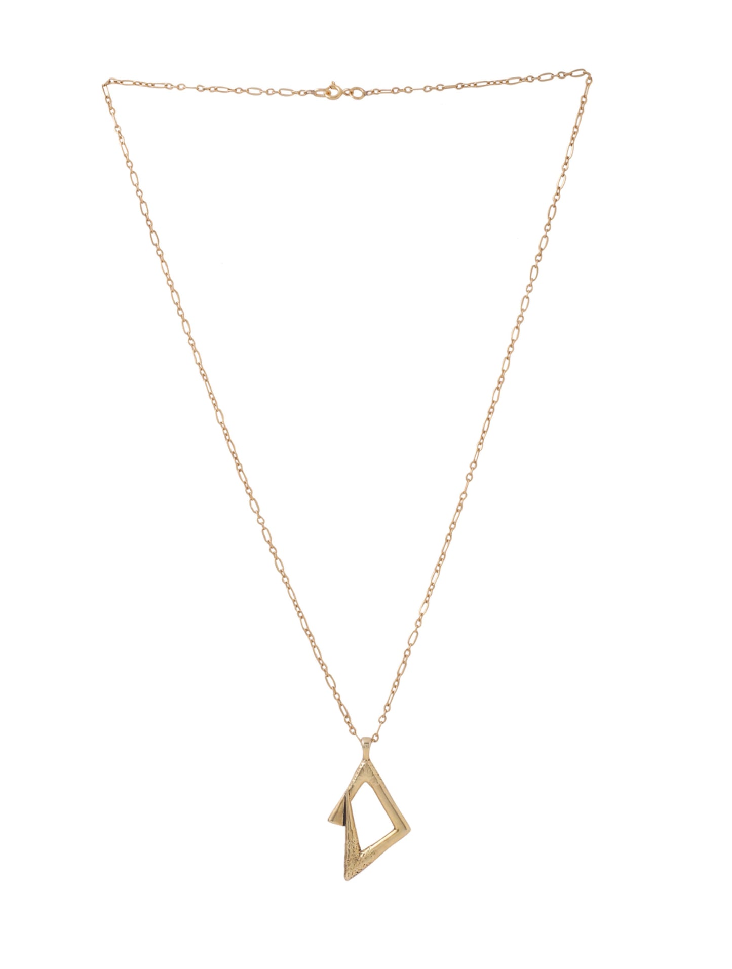 Oxidized Gold Versatile 925 Sterling Silver Pendant For Men