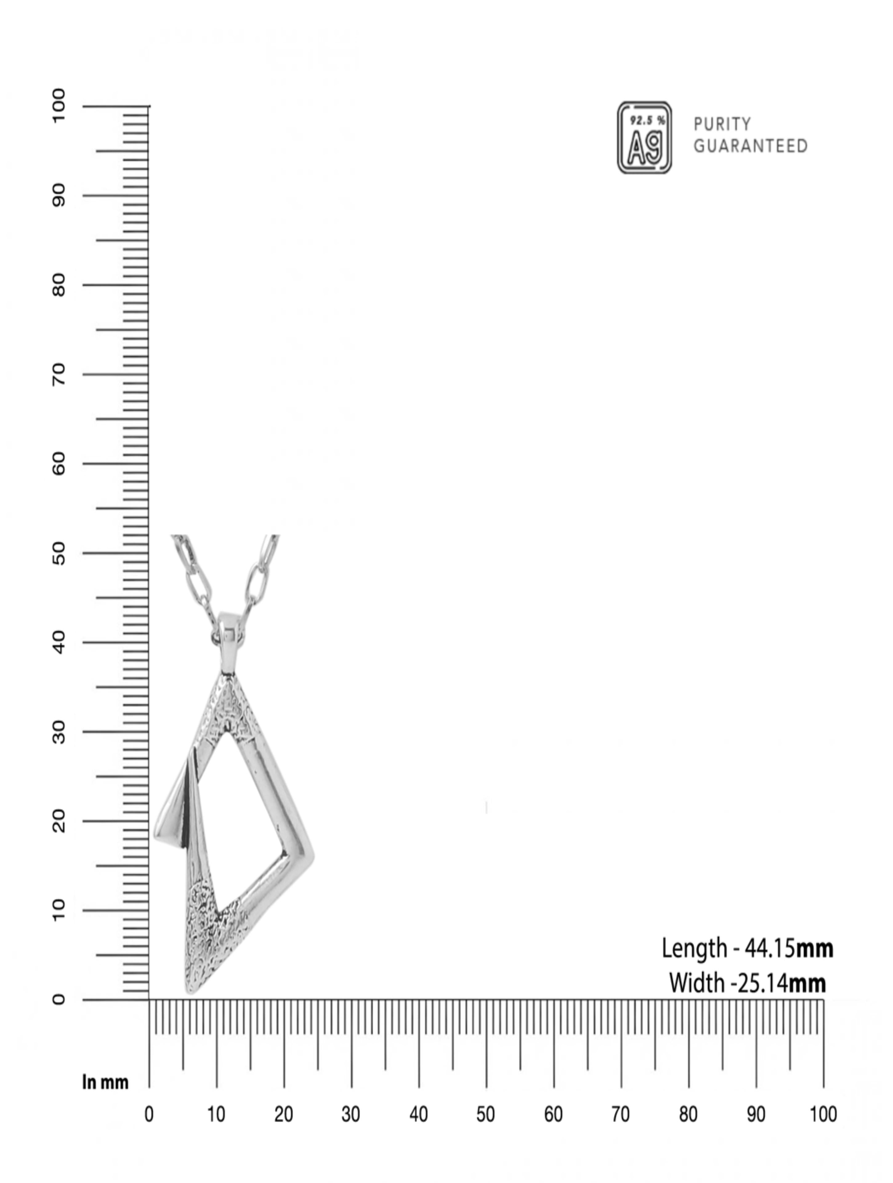 Oxidized Gold Versatile 925 Sterling Silver Pendant For Men