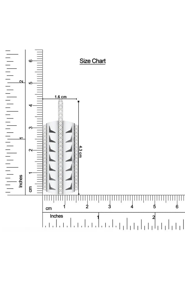 Modern Geometric Silver Pendant For Men