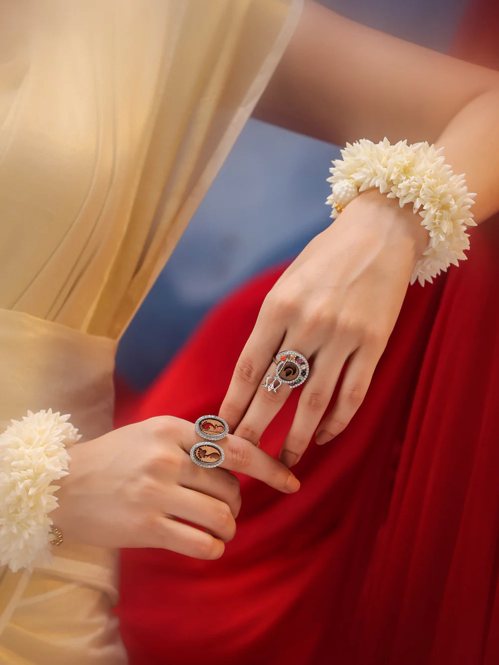 Navratna Trishool Ring