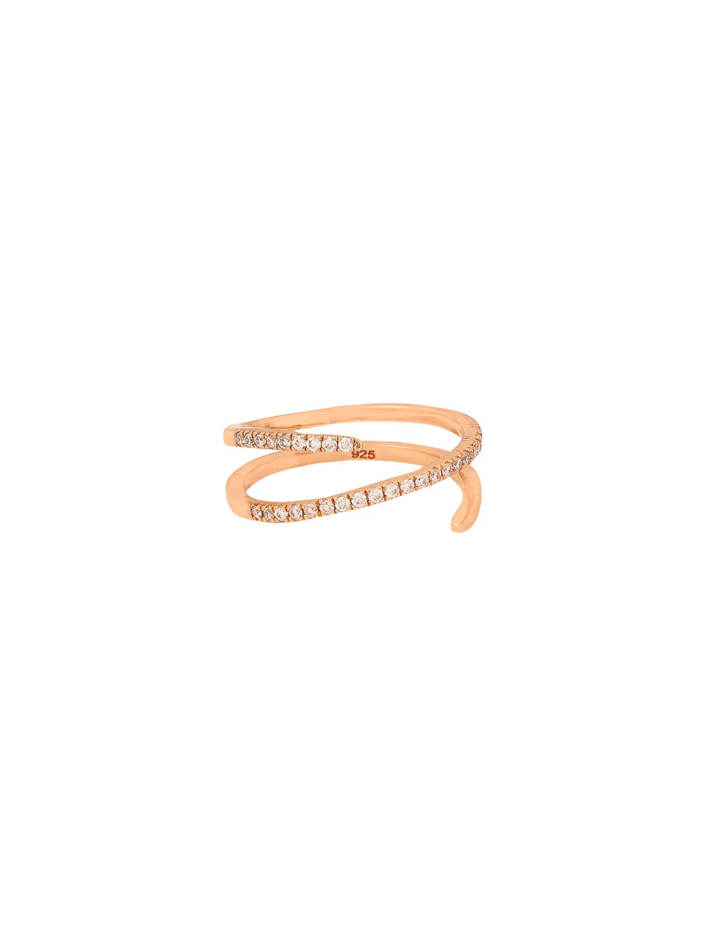 Ruby Number Two Customizable Silver Rose Gold 925 Sterling Silver Ring For Women