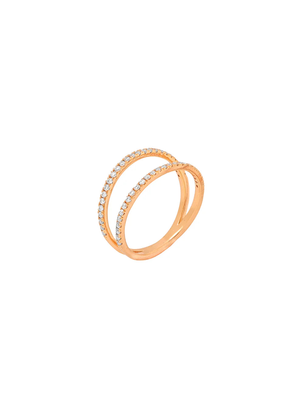 Ruby Numerical Eight Lucky Rose Gold 925 Sterling Silver Ring For Women