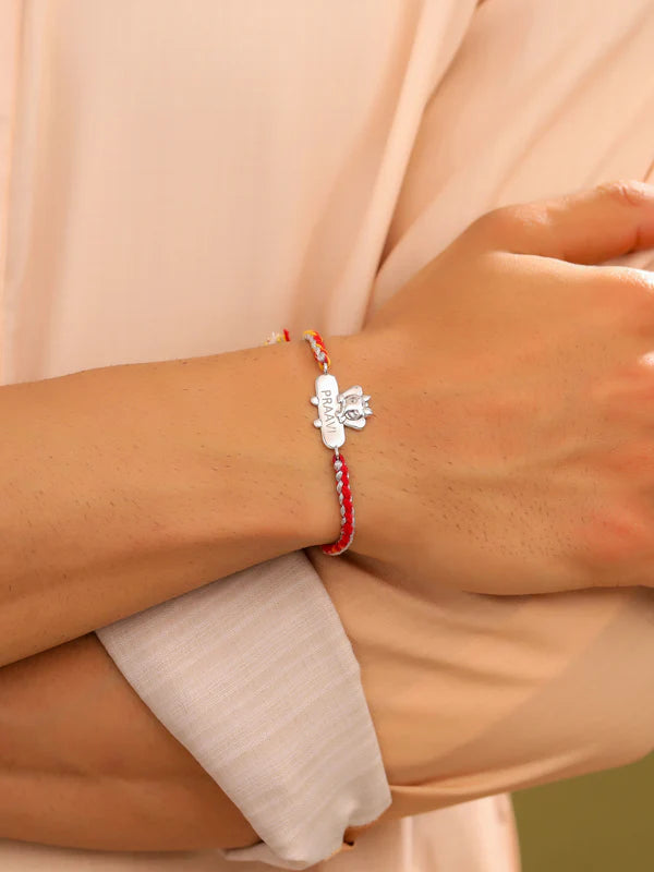 Elephant Personalized Kids 925 Sterling Silver Bracelet