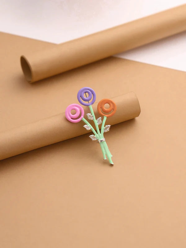 Floral Bouquet Brooch