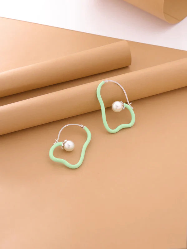 Pearl and Pear Earrings