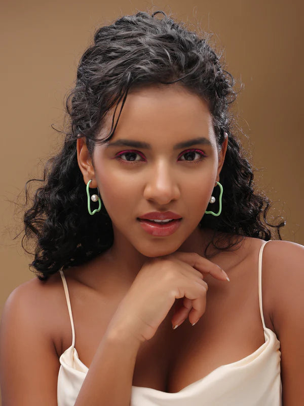 Pearl and Pear Earrings