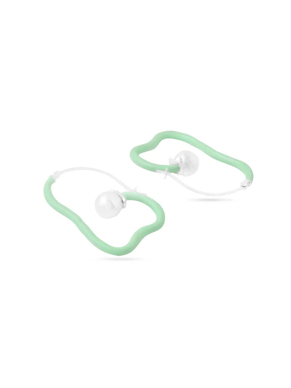 Pearl and Pear Earrings