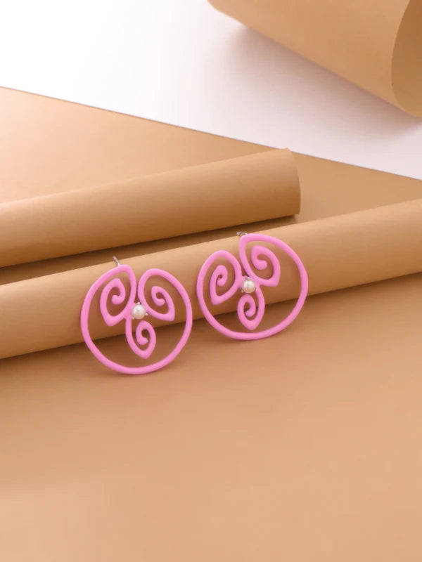 Pink AirTribe Earrings