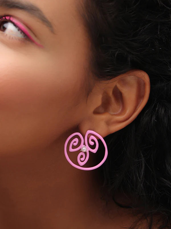 Pink AirTribe Earrings