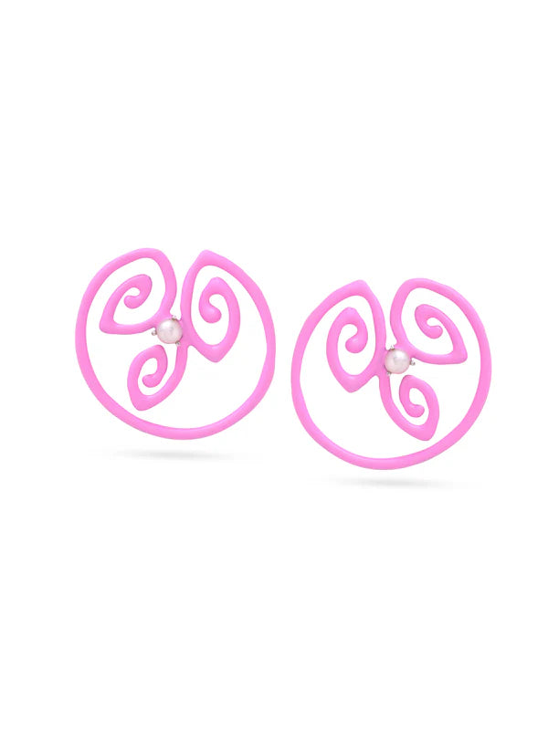 Pink AirTribe Earrings