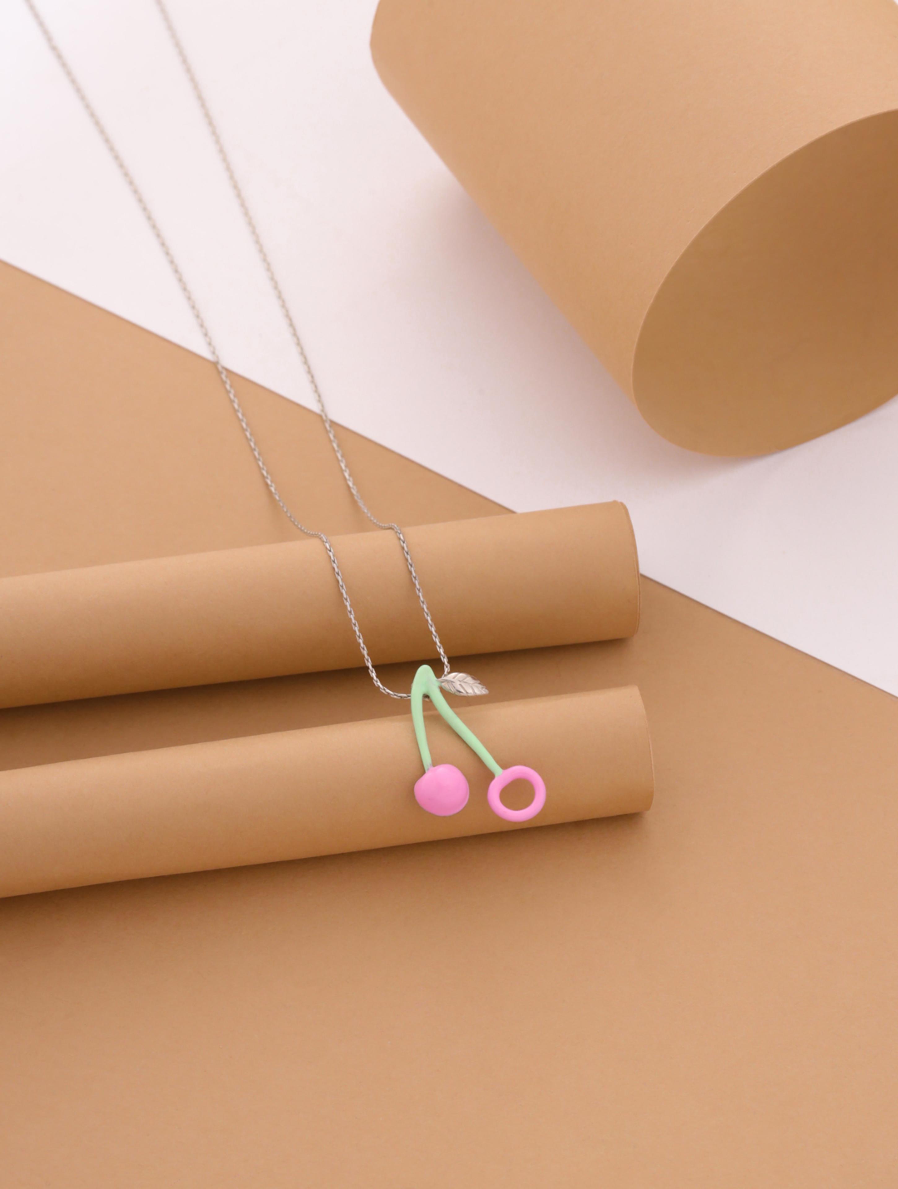 Rhodium Summer Essence Corolla Pendant 925 Sterling Silver Pendant For Women