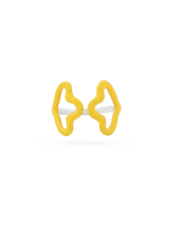 Orange Embrace Open Ring