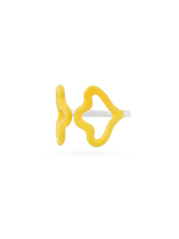 Orange Embrace Open Ring