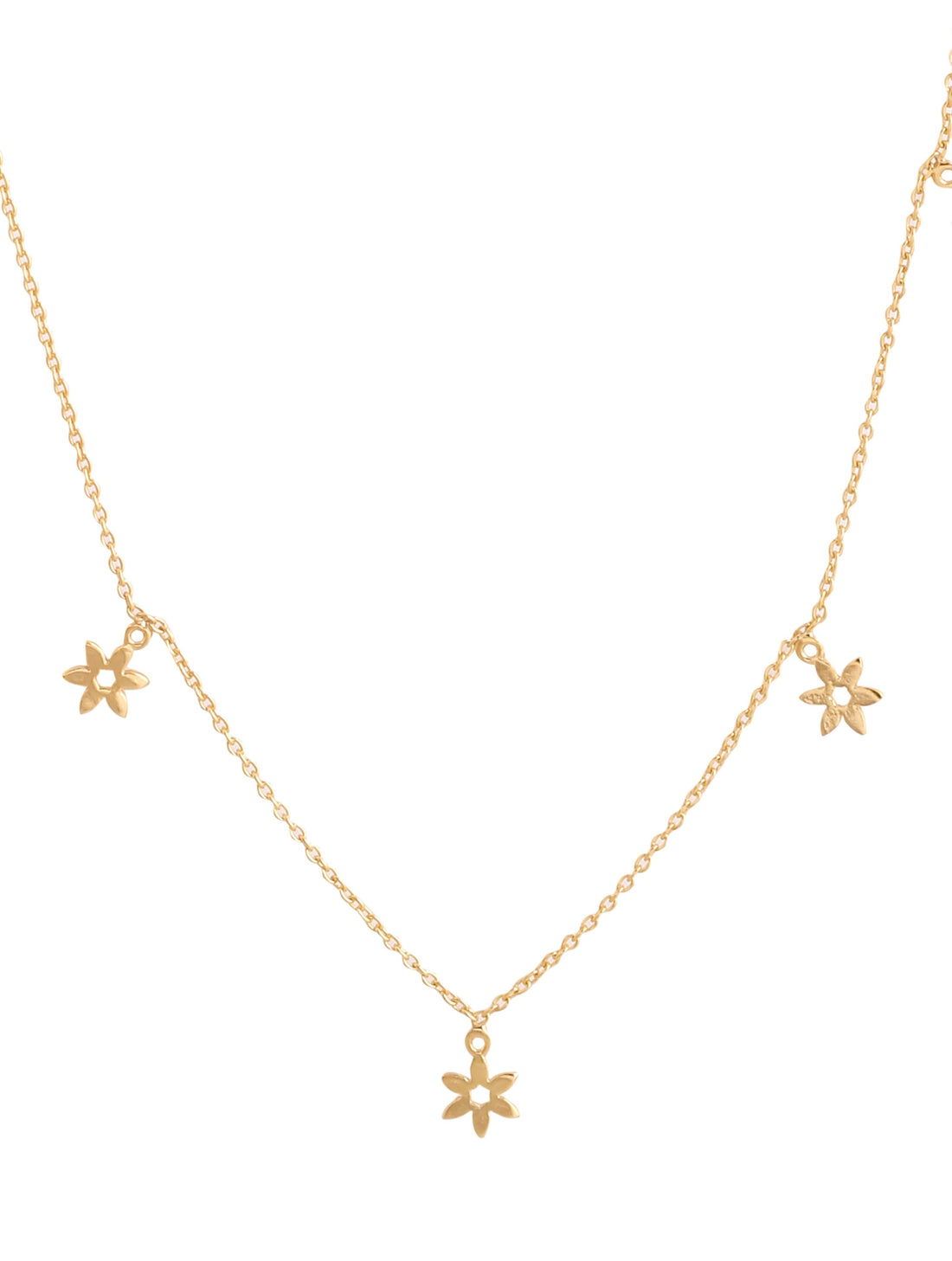 24K Gold Plating Love and Nature Elysian 925 Sterling Silver Necklace For Women