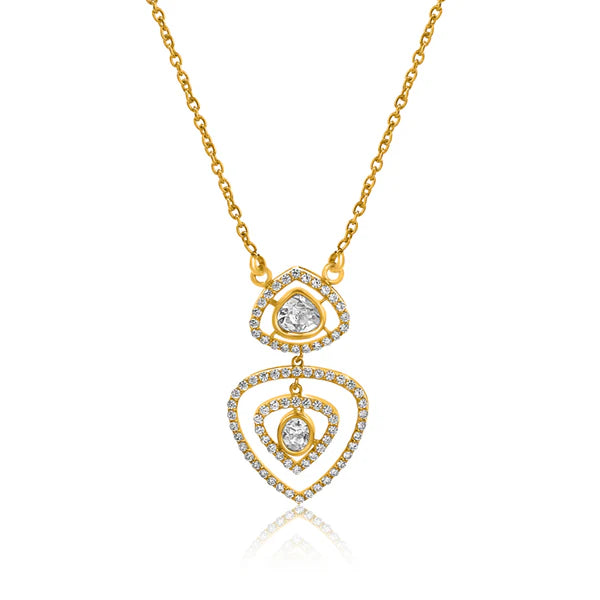 Love and Nature Elysian 24K Gold Plating 925 Sterling Silver Pendant For Women