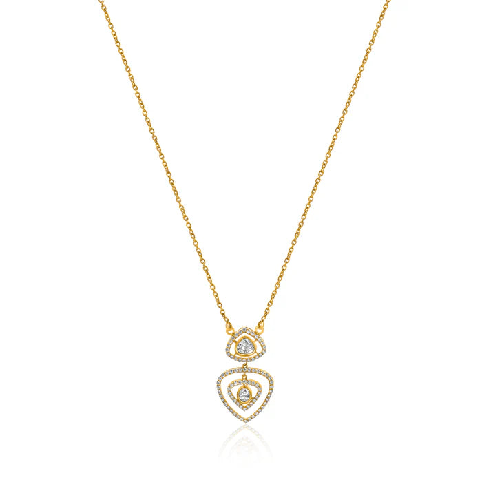 Love and Nature Elysian 24K Gold Plating 925 Sterling Silver Pendant For Women
