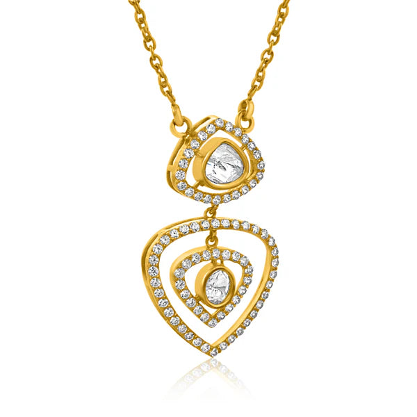 Love and Nature Elysian 24K Gold Plating 925 Sterling Silver Pendant For Women