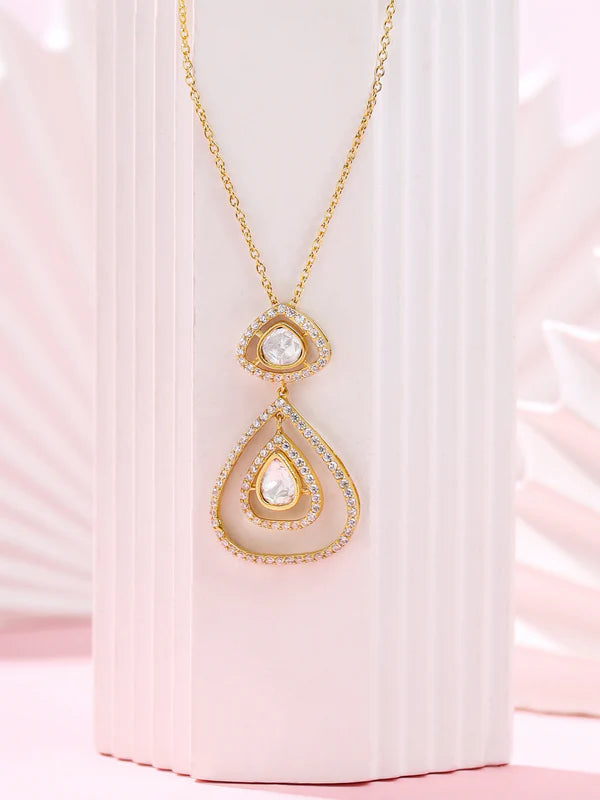 Love and Nature Elysian 24K Gold Plating 925 Sterling Silver Pendant For Women