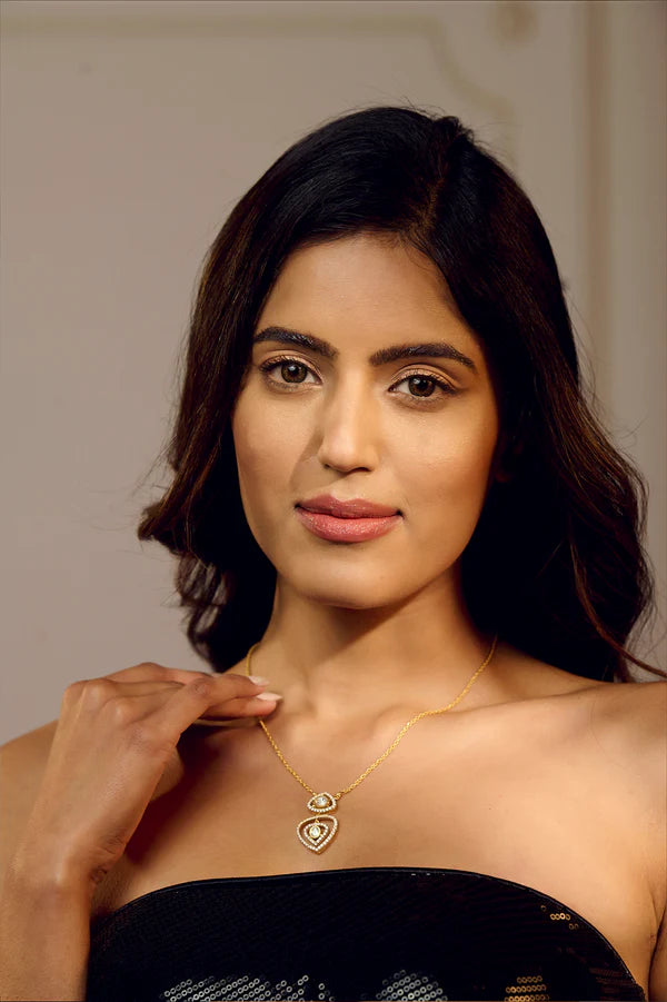 Love and Nature Elysian 24K Gold Plating 925 Sterling Silver Pendant For Women