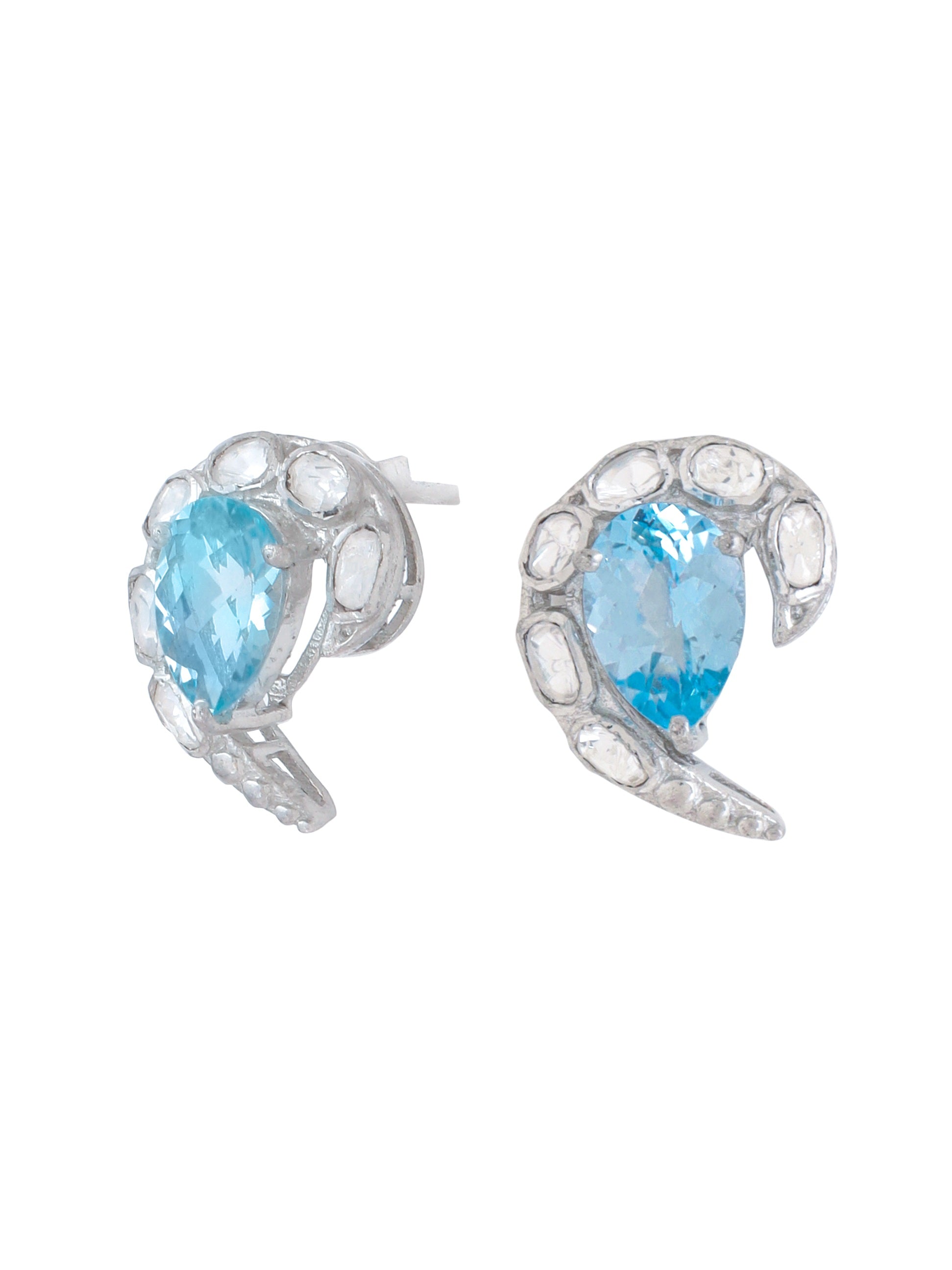 Topaz Brilliance 925 Sterling Silver Earrings For Women
