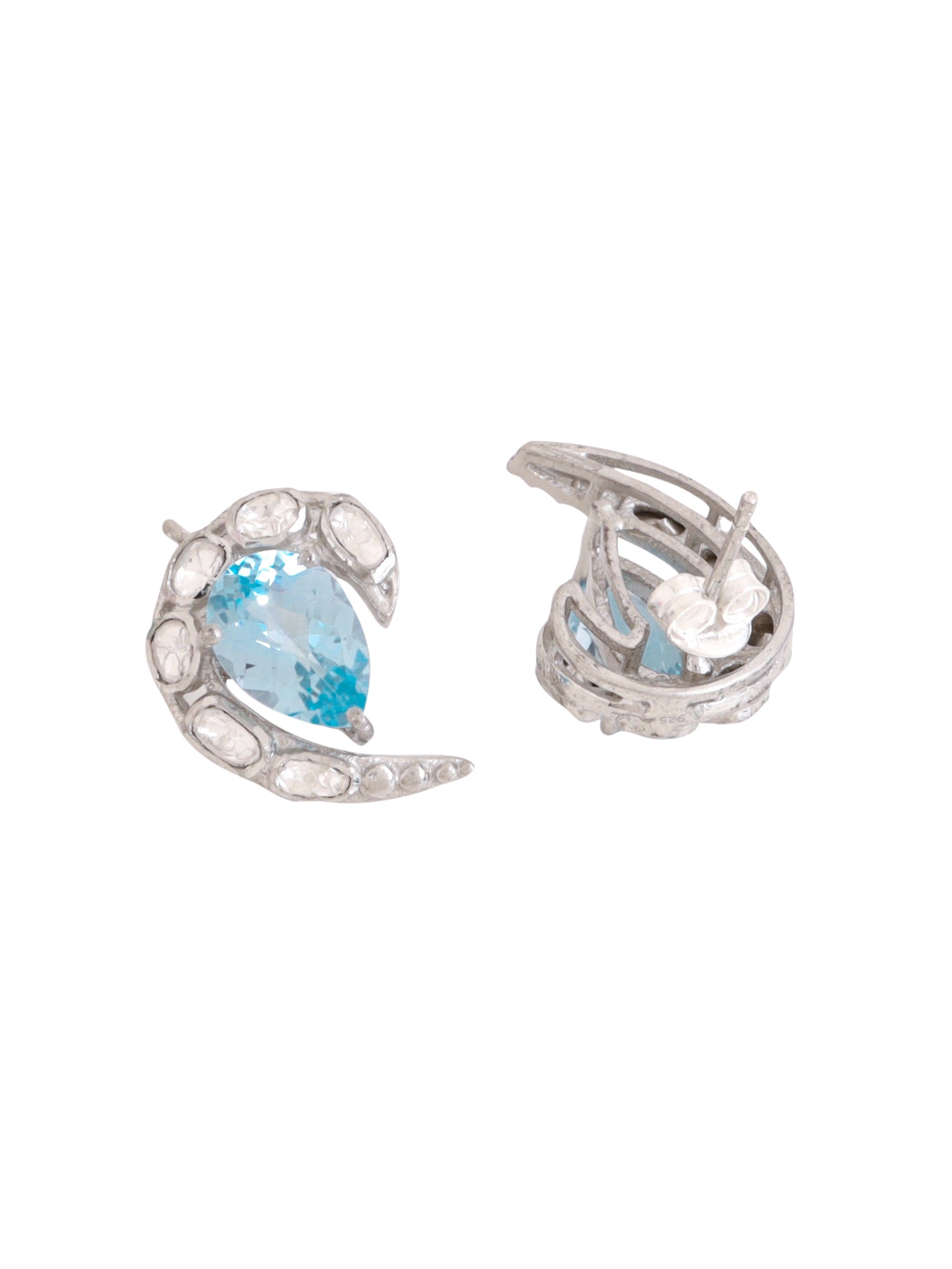 Topaz Brilliance 925 Sterling Silver Earrings For Women