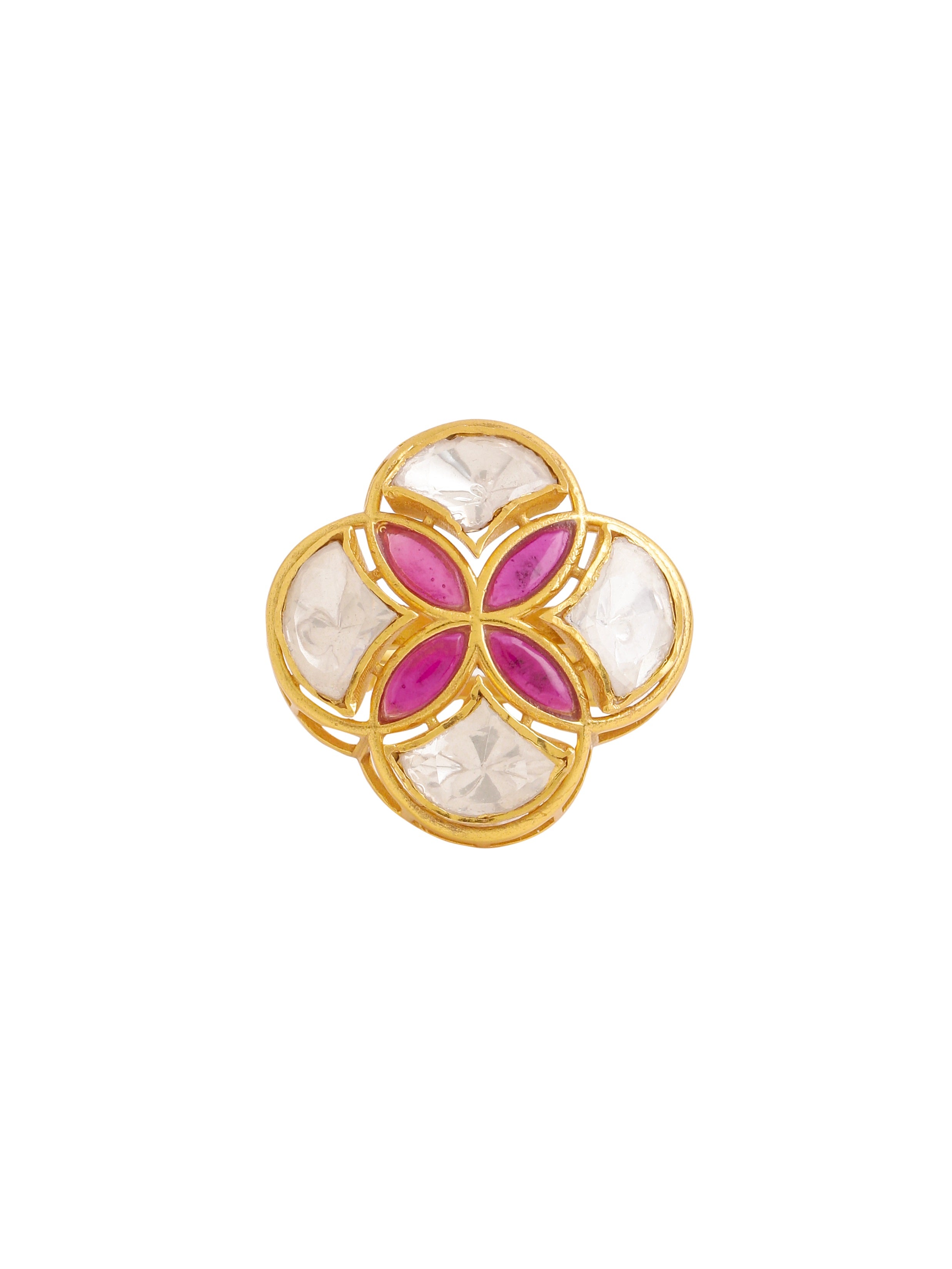 Polki & Talfe Wedding Bliss 925 Sterling Silver Ring For Women