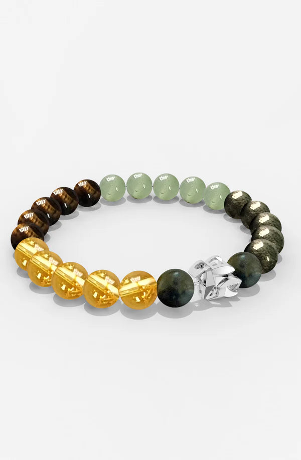 Sterling Silver Capricorn Money Magnet Bracelet For Men