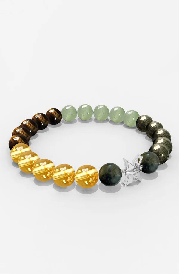 Sterling Silver Pisces Money Magnet Bracelet For Men