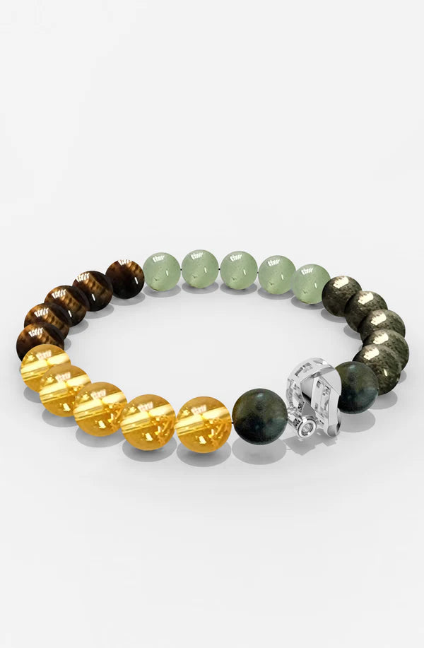 Sterling Silver Leo Money Magnet Bracelet For Men