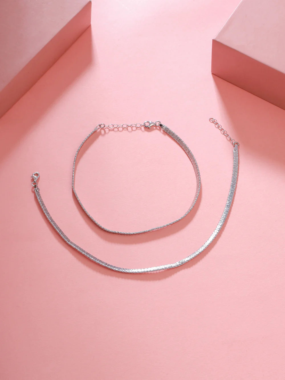 Silver Strip Anklet