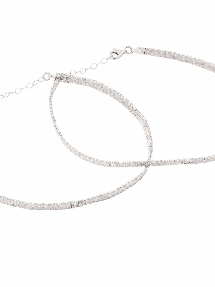 Silver Strip Anklet