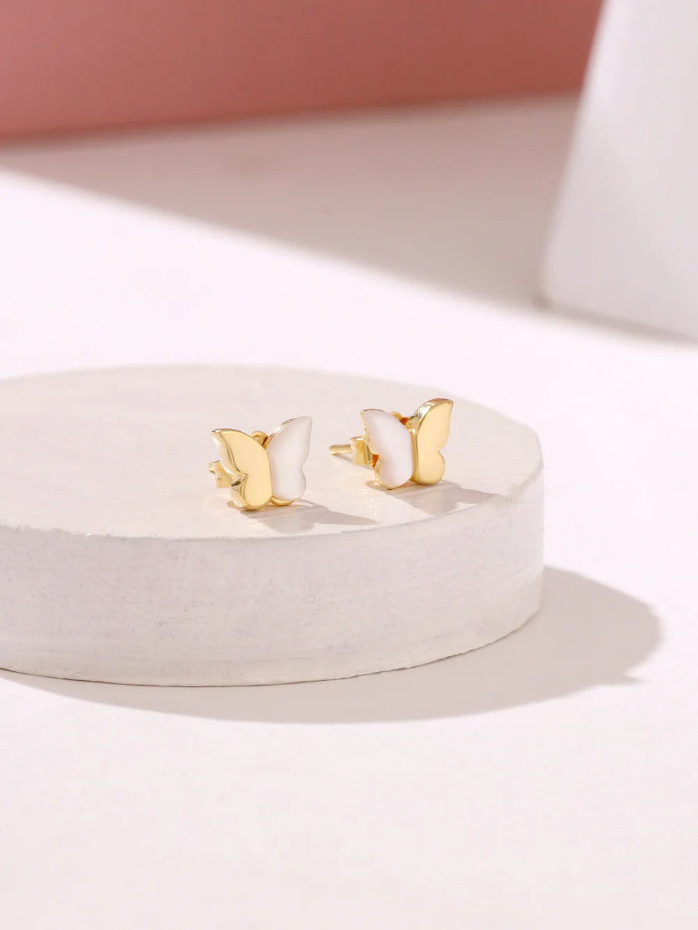 Butterfly Mother Of Pearl Earrings