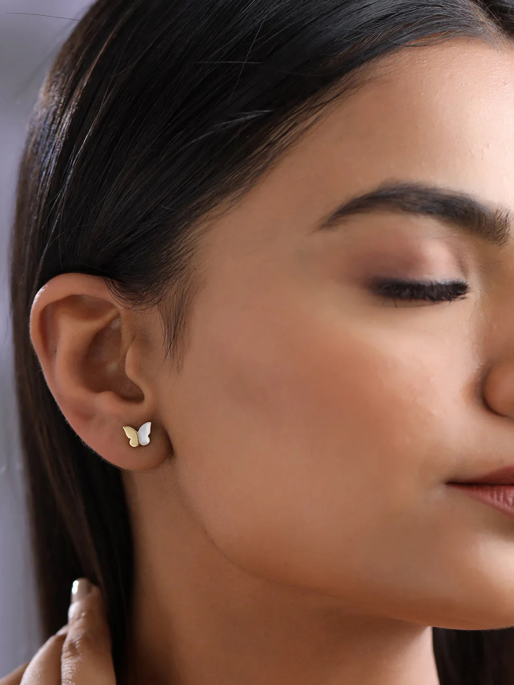 Butterfly Mother Of Pearl Earrings