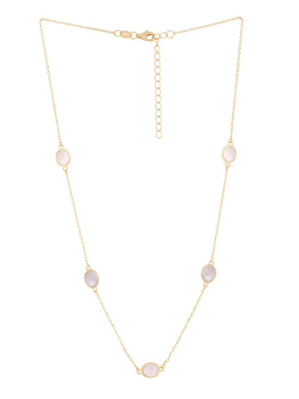 Oval Mother of Pearl Necklace