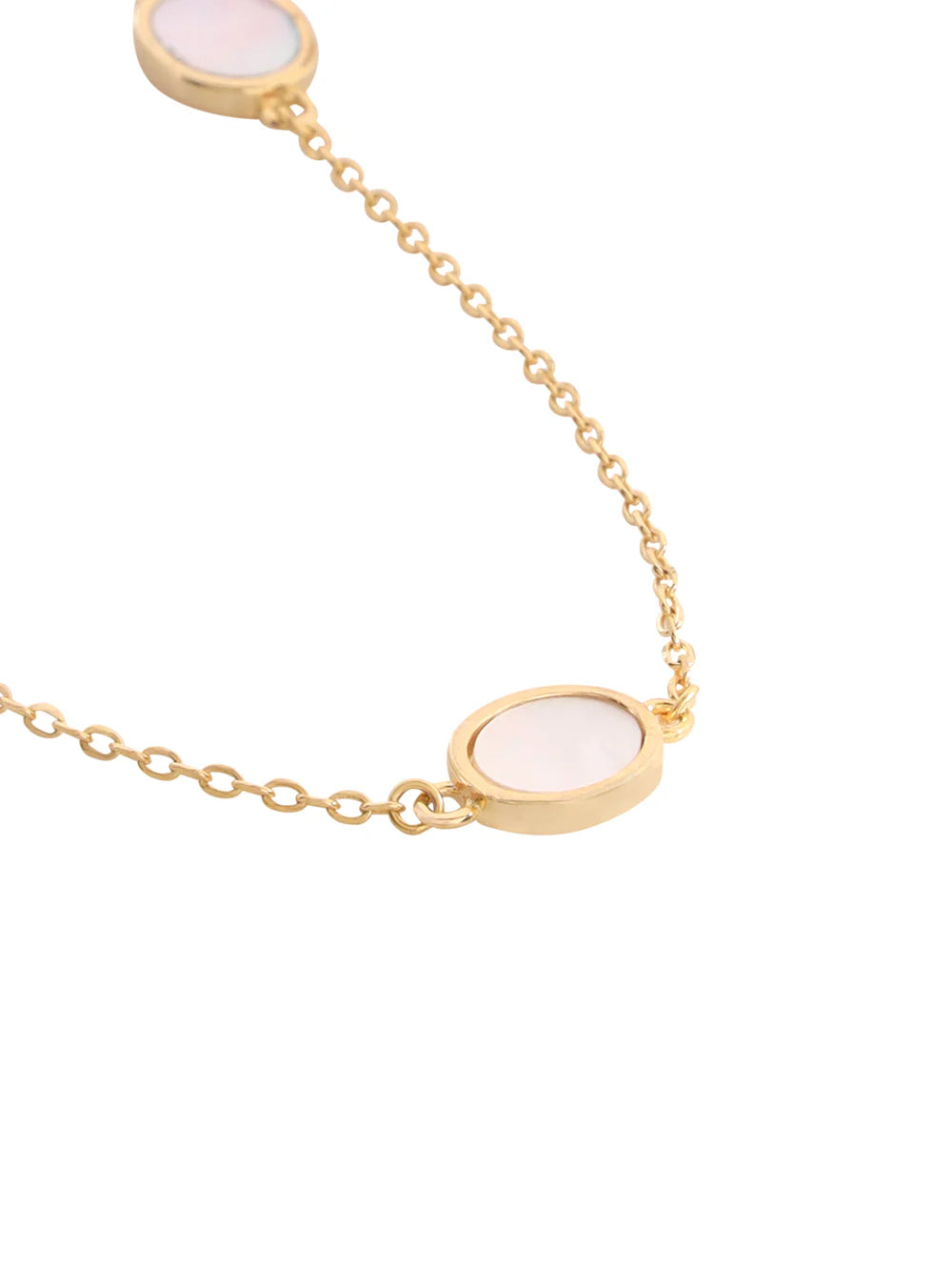 Oval Mother of Pearl Necklace