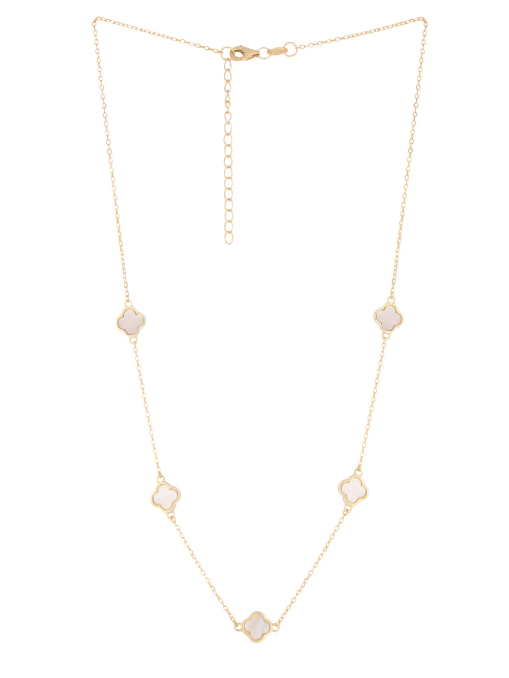 CLOVER MOTHER OF PEARL NECKLACE