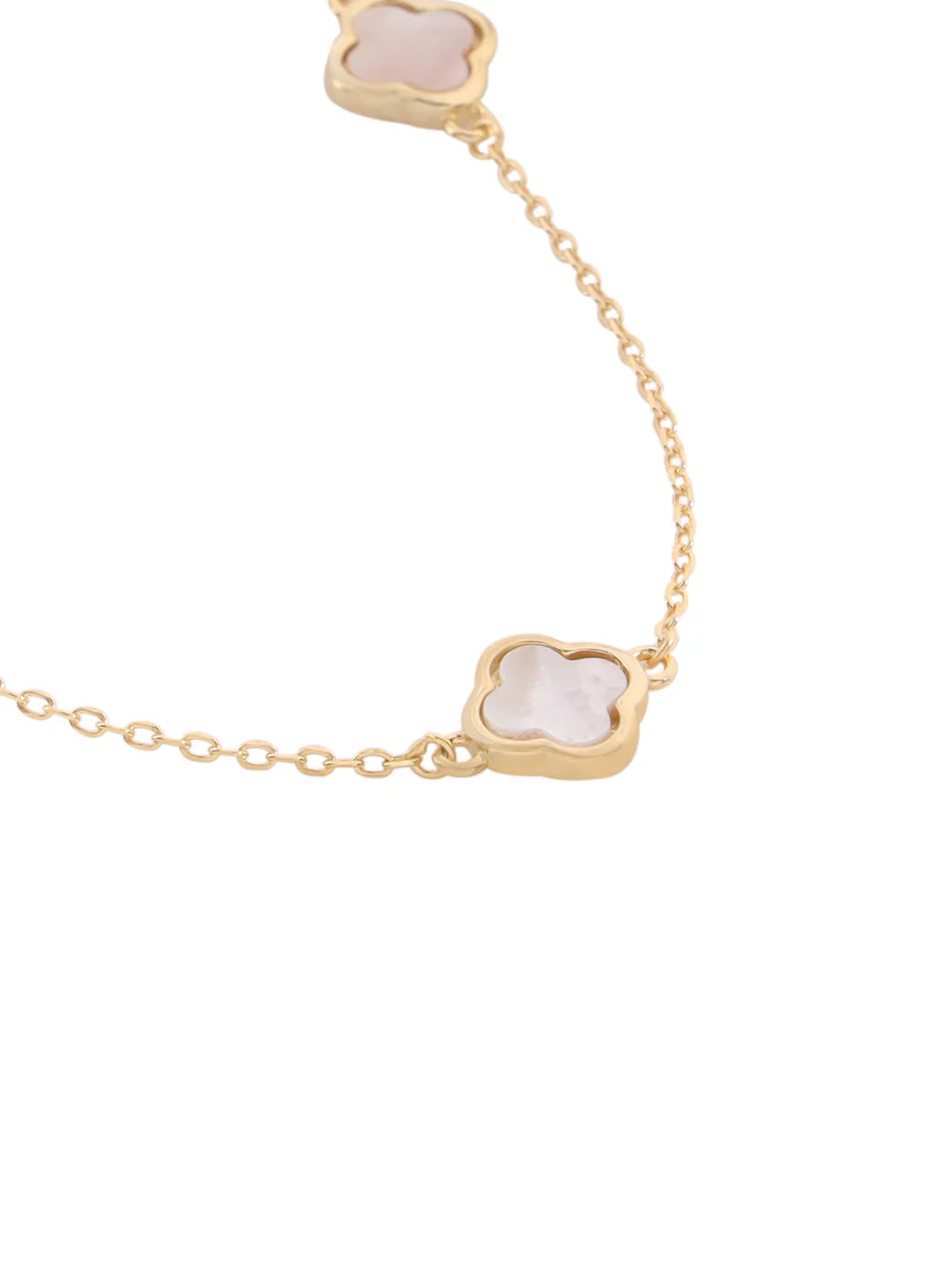 CLOVER MOTHER OF PEARL NECKLACE