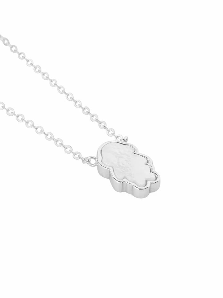 Abstract Mother of Pearl Necklace