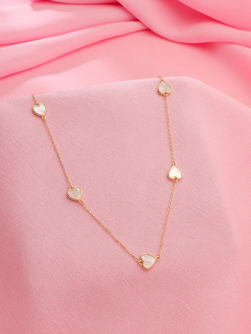 Heart Mother of Pearl Necklace