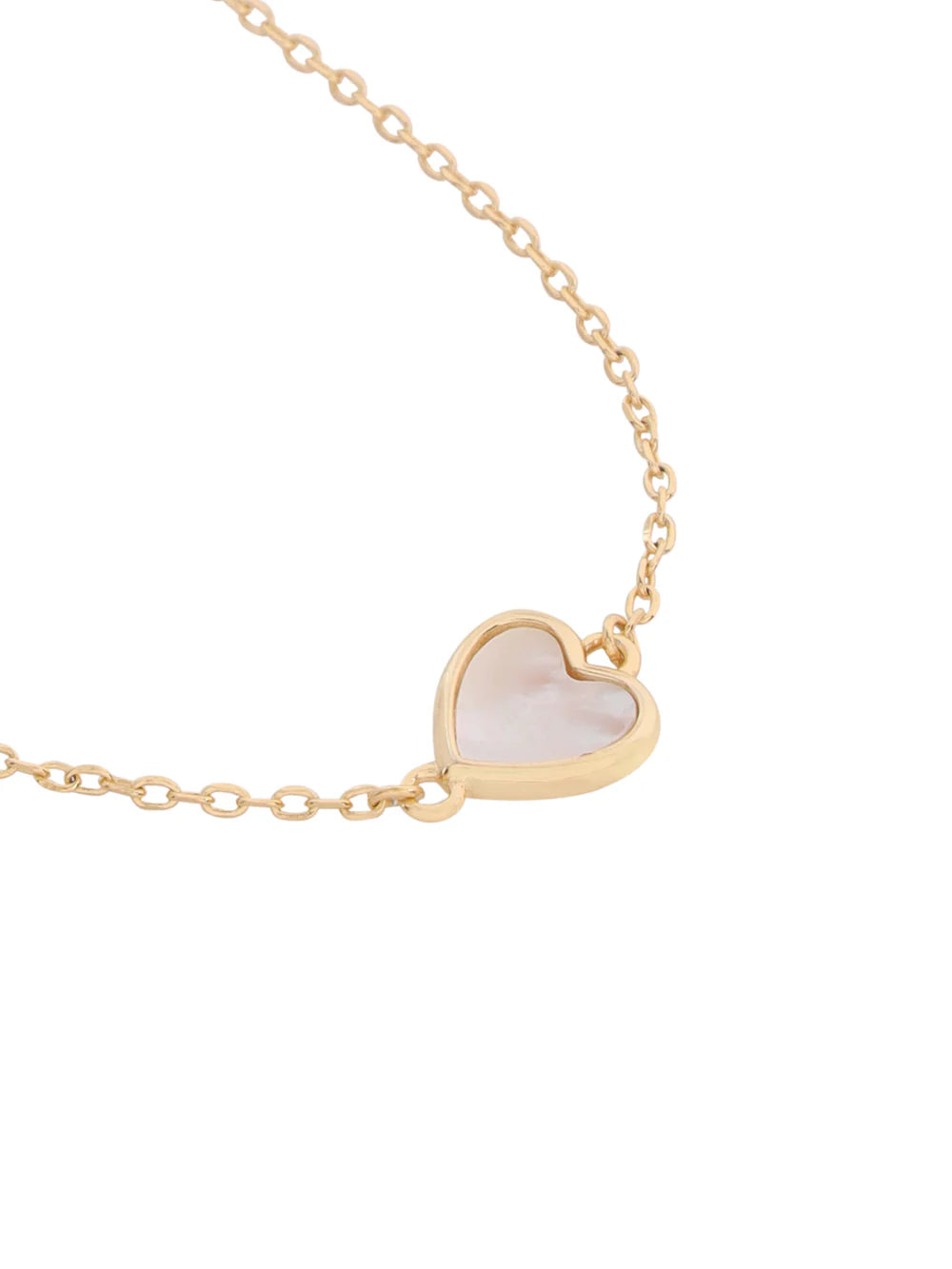 Heart Mother of Pearl Necklace