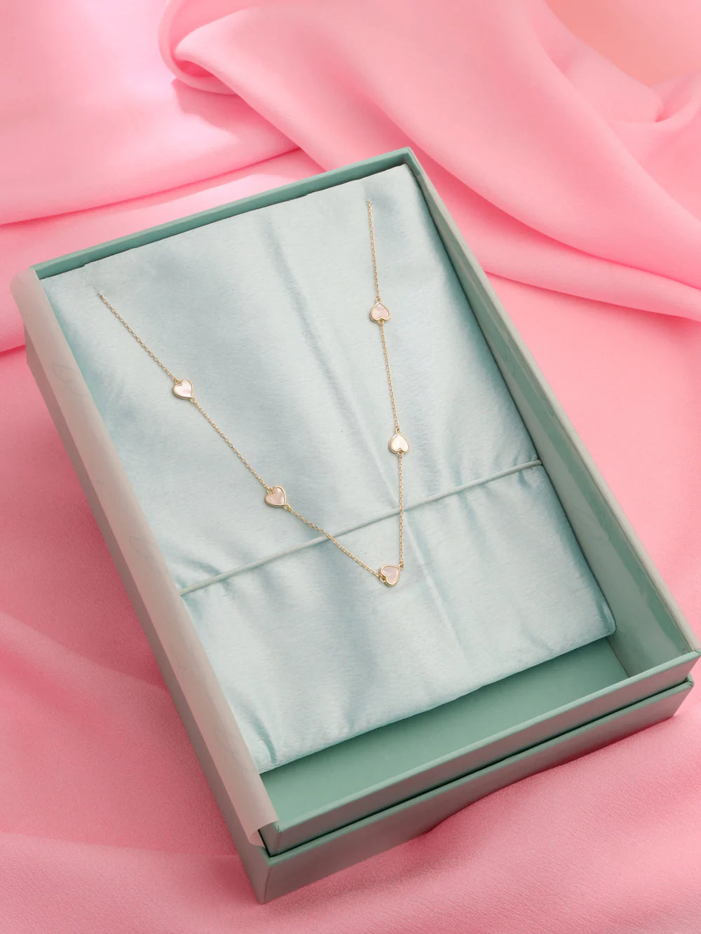 Heart Mother of Pearl Necklace