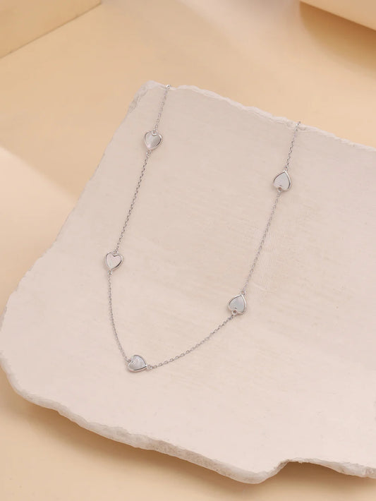 Heart Mother of Pearl Necklace