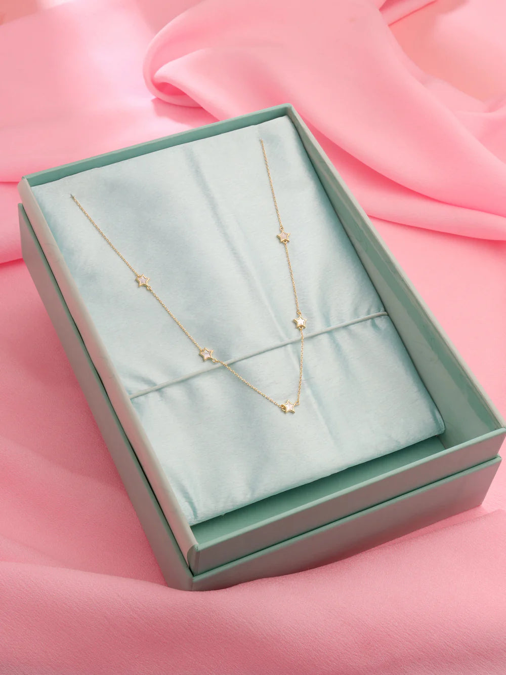 CELESTIAL MOTHER OF PEARL NECKLACE