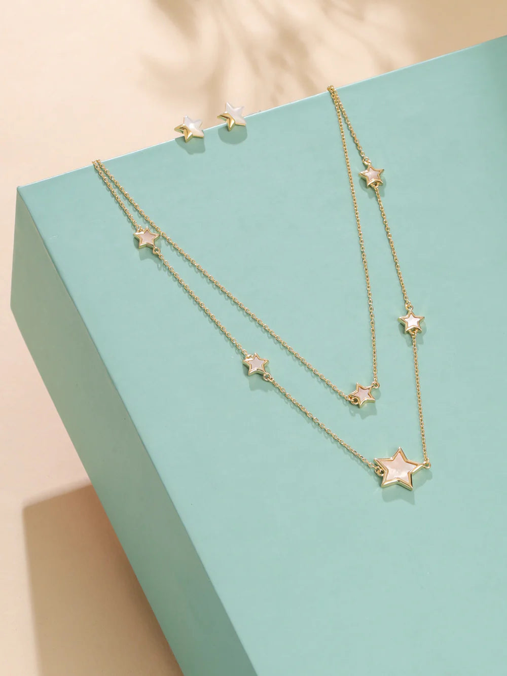 Celestial Mother of Pearl Necklace Set