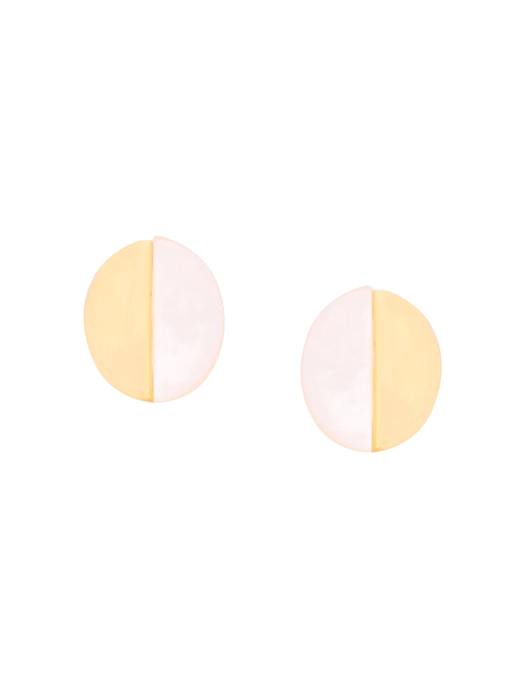 Oval Mother of Pearl Necklace Set