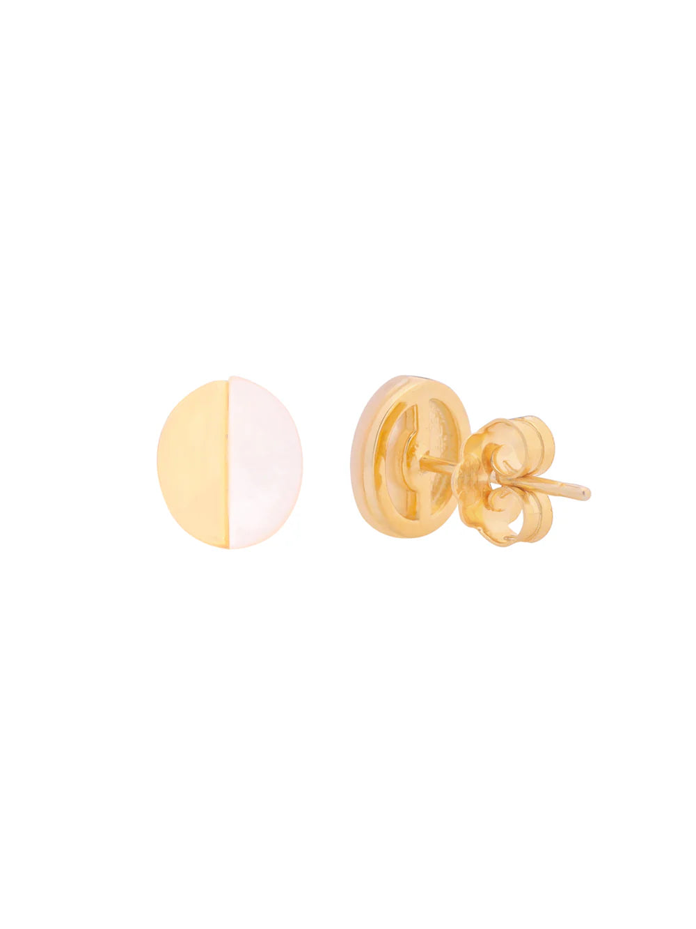 Oval Mother of Pearl Necklace Set
